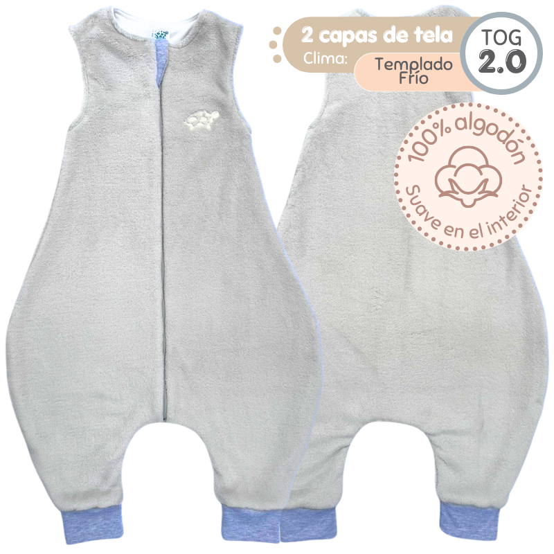 Saco piecitos - Gris claro 2.0