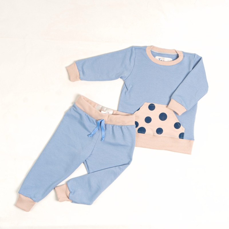 Conjunto sudadera - Azul