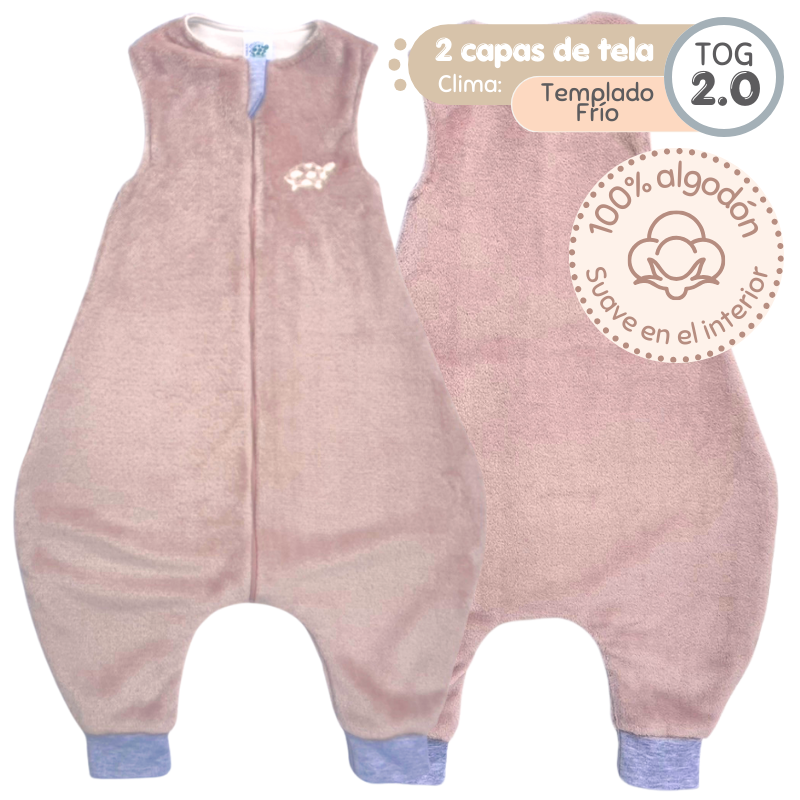 Saco piecitos - Rosa viejo 2.0