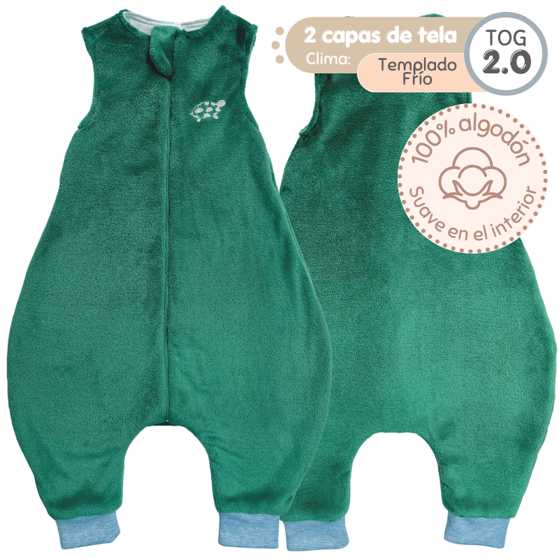 Saco piecitos - Verde bosque 2.0