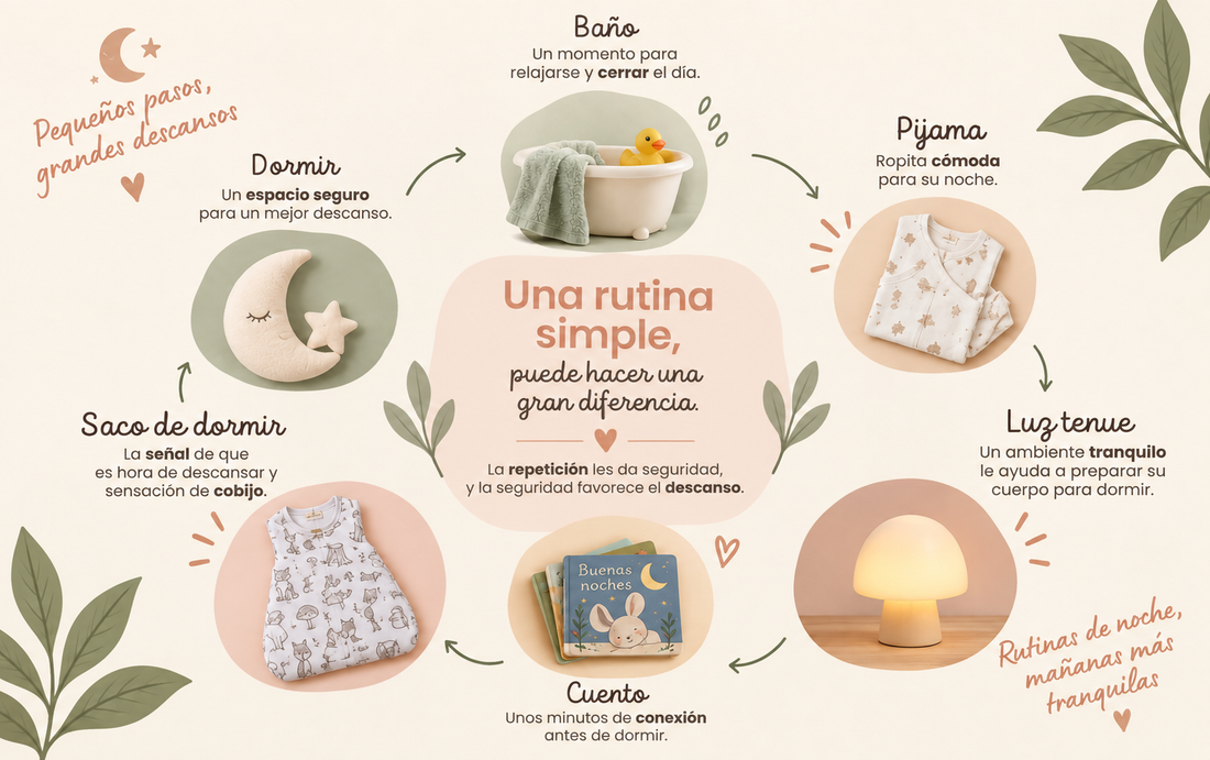 Rutina de sueño infantil: hábitos simples que enseñan a nuestros hijos a cuidarse
