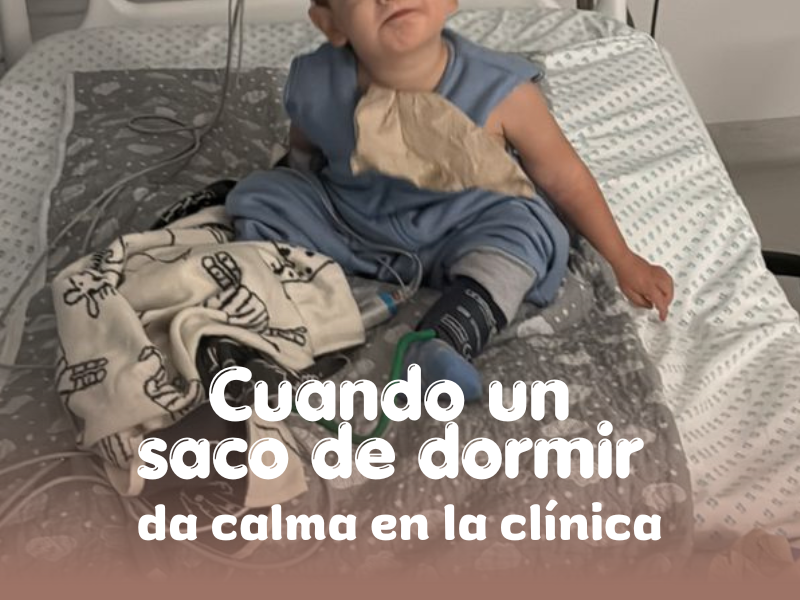Cuando un saco de dormir da calma en la clínica