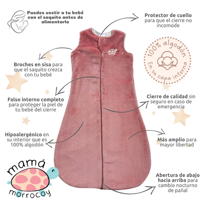 Saco bolsita - Rosa viejo 2.0