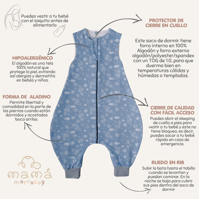 Saco piecitos - 🚀 Cohetes 1.5