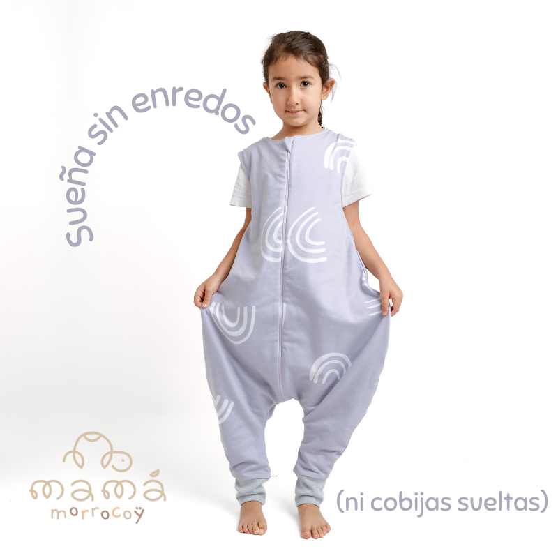 Saco piecitos - Arcoíris Lila 1.0